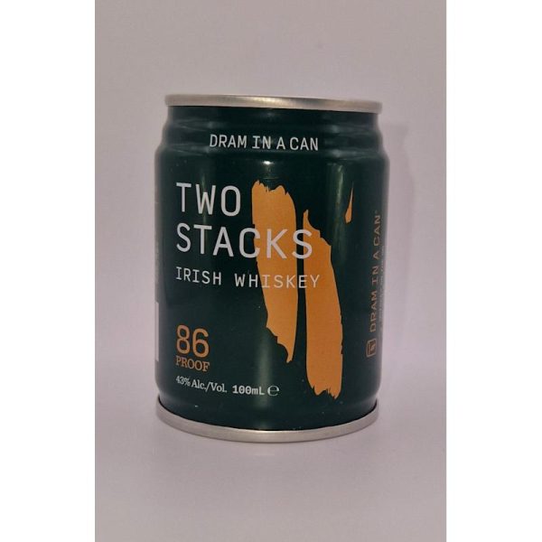 Dram in a Can Two Stacks Irish Whiskey