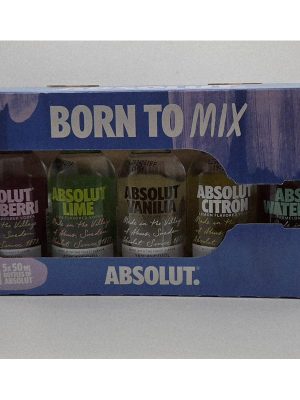 Born to Mix Absolut Vokda Minis Gift Set